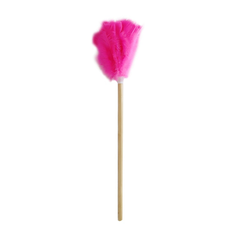 Groundsman Turkey Feather Duster With Bamboo Handle 22"