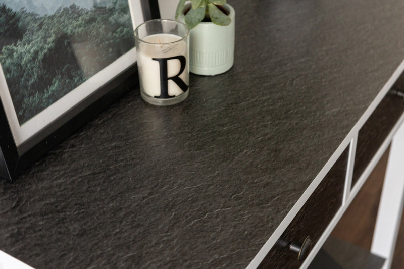 d-c-fix® Steine Black Slate Matt Self Adhesive Film 2.1m x 900mm