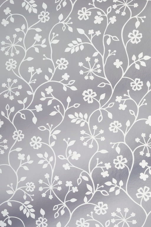 d-c-fix® Self Adhesive Film - Metallic Flower Tendril 45cm x 1.5m