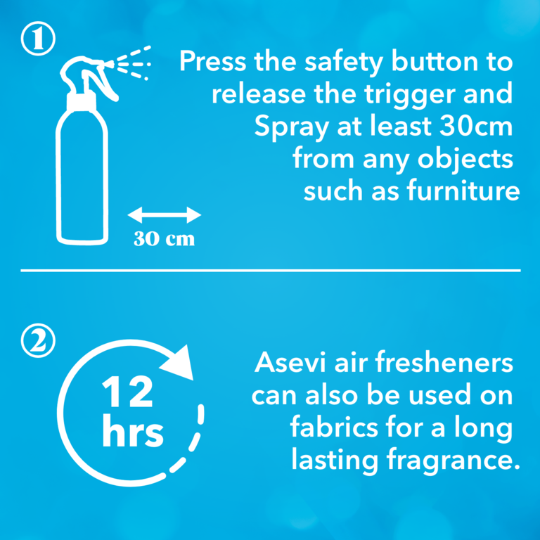 Asevi Air Freshener Spray 400ml Ocean Breeze