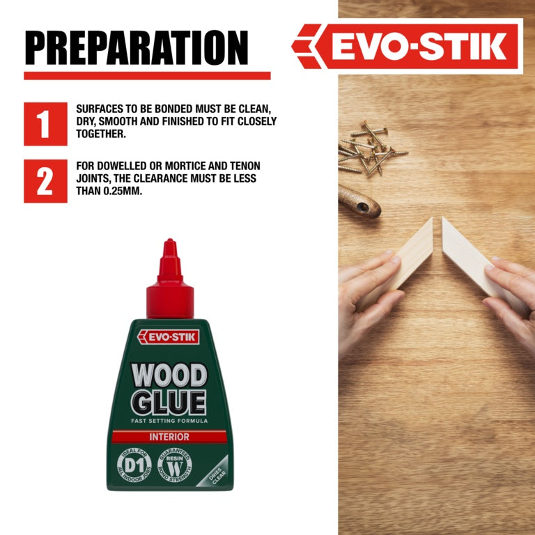 Evo-Stik Resin 'W' Wood Adhesive (Interior) 250ml