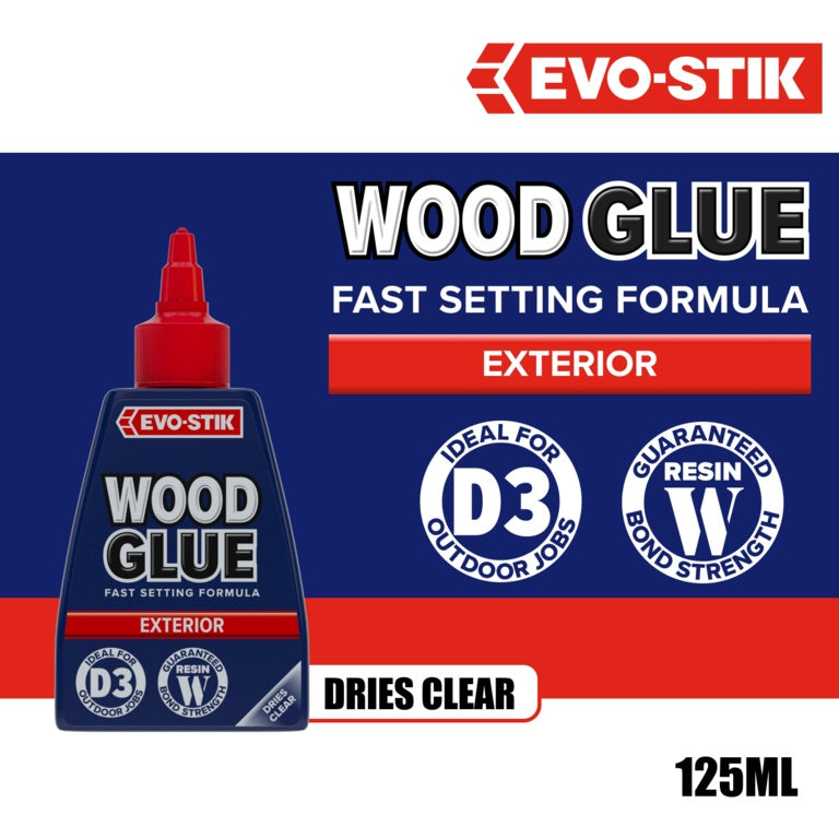 Evo-Stik Resin W Weatherproof Wood Adhesive (Exterior) 125ml