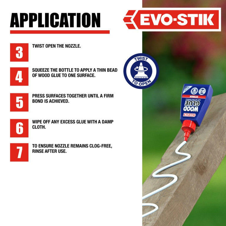 Evo-Stik Resin W Weatherproof Wood Adhesive (Exterior) 125ml
