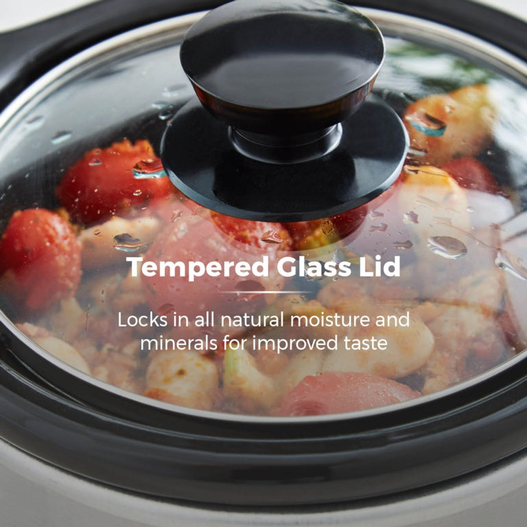 Tower Stainless Steel Slow Cooker 1.5L