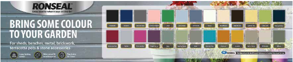 Ronseal Garden Paint 250ml Rainforest Green