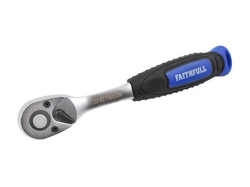 Faithfull Quick Release Ratchet Handle - 3/8in Square Drive Faithfull - RockBottom Northampton