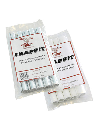 TALON pipe collar - white 18mm PK 10