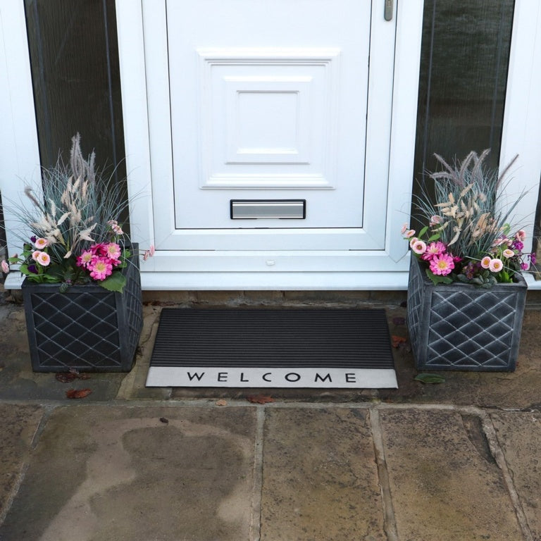 JVL Quartz Welcome Doormat 47 x 75cm