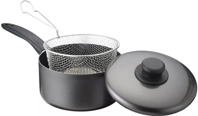 CookClassic Chip Pan With Basket Non Stick 20cm