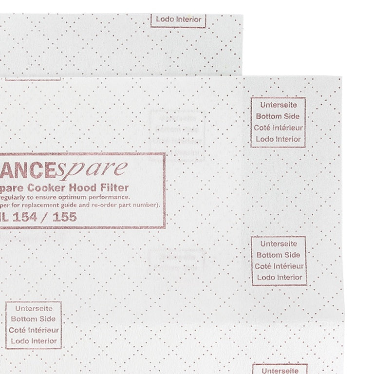 Qualtex Cooker Hood Grease Filters Red Line Pack 2