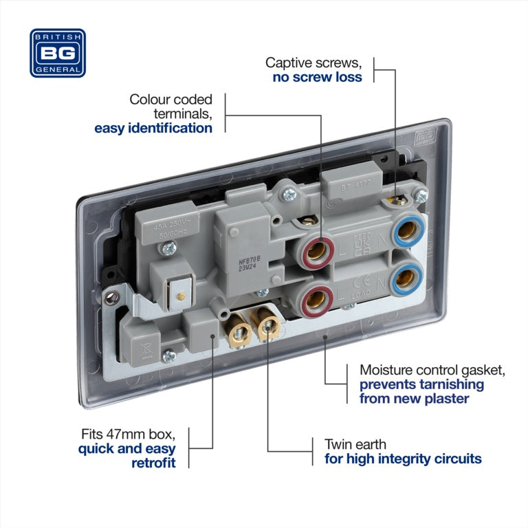 BG Switched Cooker Control Unit 45a