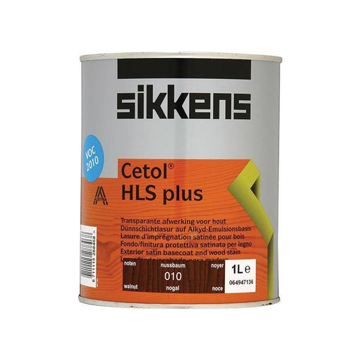 Sikkens Cetol HLS Plus Translucent Woodstain Walnut 1 litre Sikkens - RockBottom Nothampton