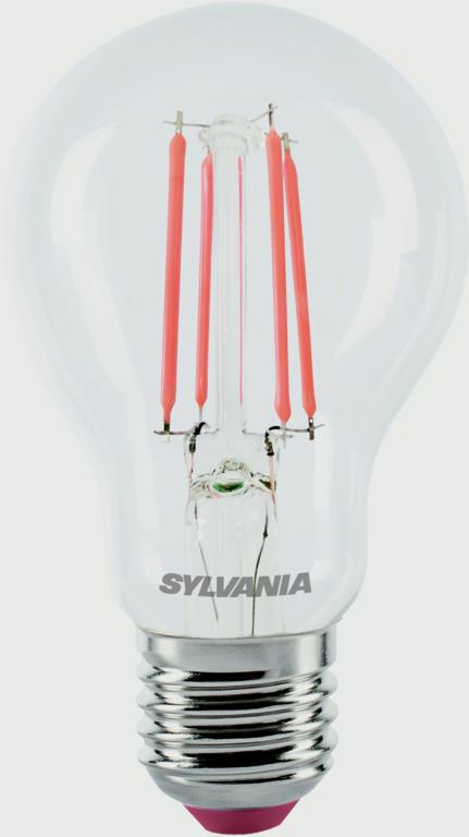 Sylvania Toledo Chroma GLS Lamp A60 Red E27 ES