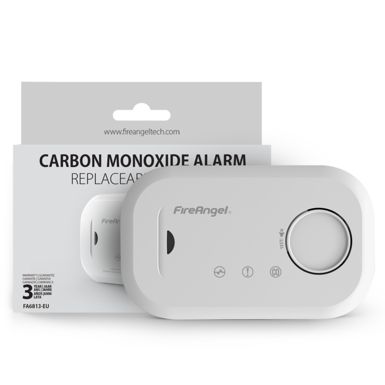 Fire Angel Carbon Monoxide Alarm Replaceable Battery