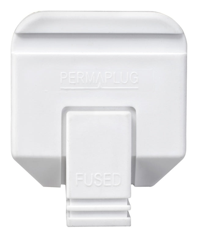 Luceco Heavy Duty Plug 13 Amp White