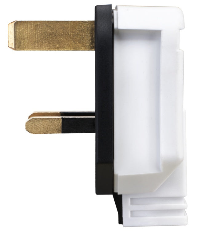 Luceco Heavy Duty Plug 13 Amp White