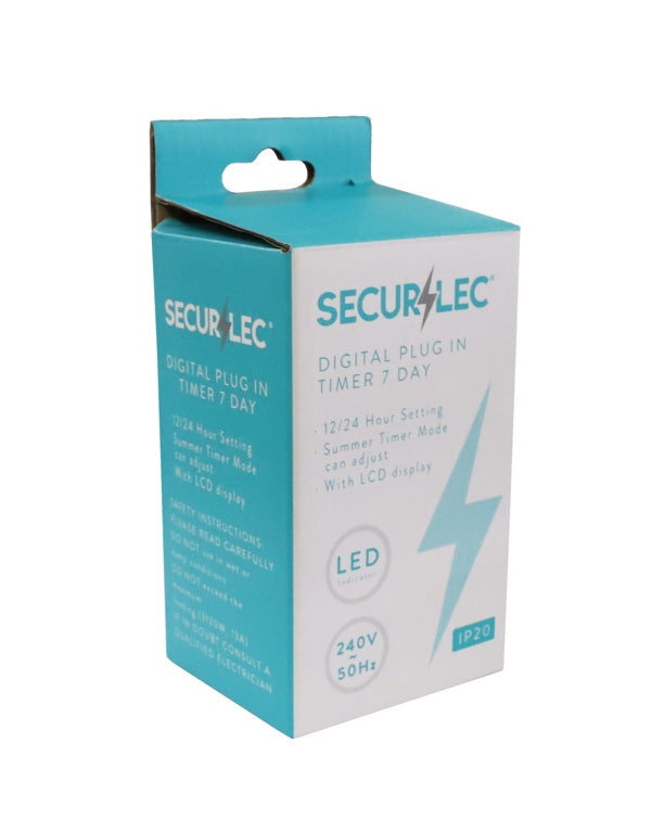 Securlec Mechanical Plug In Timer IP20 7 Day