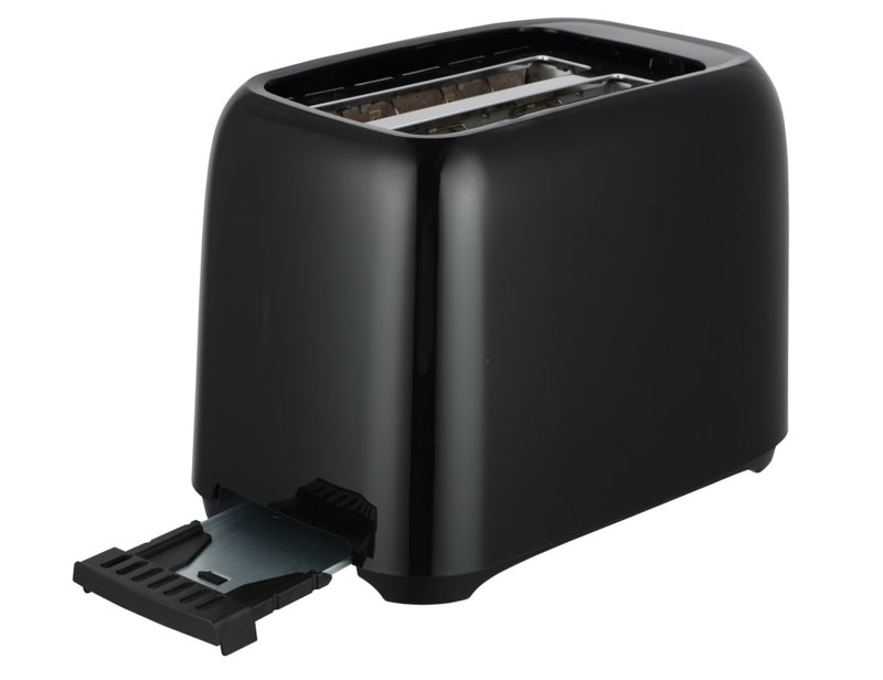 Daewoo Plastic Toaster 2 Slice Black