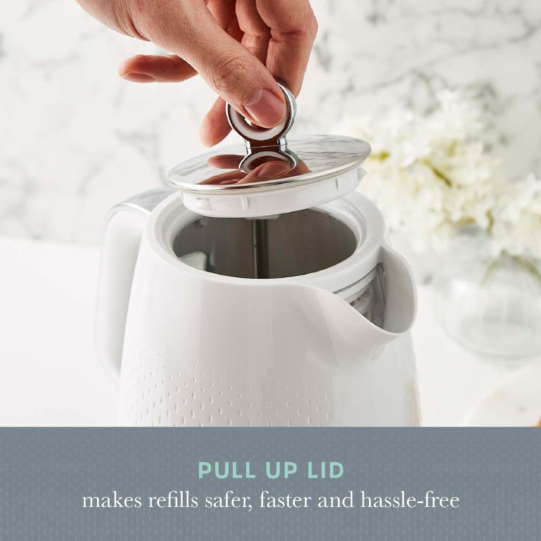 Swan White Textured Jug Kettle 1.7L