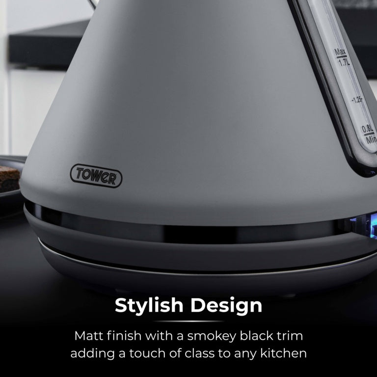 Tower Sera Grey Kettle 3kw 1.7L
