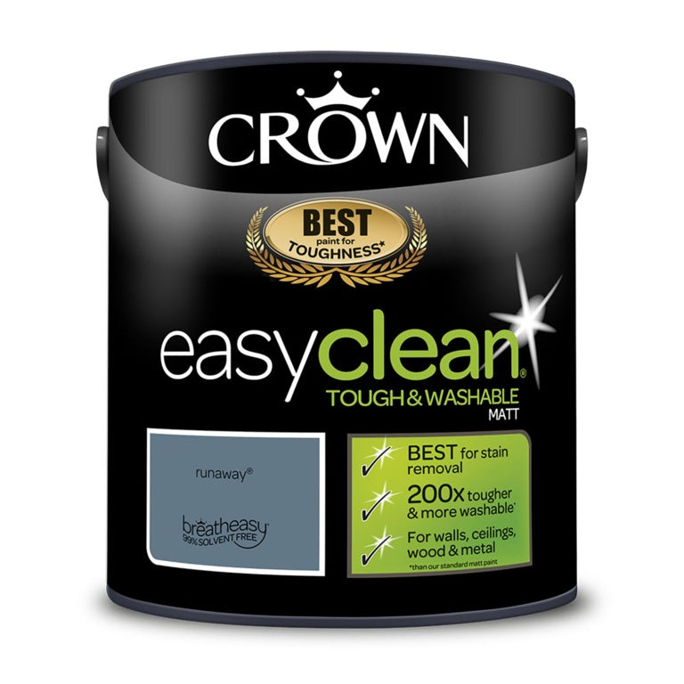 Crown Easyclean Matt Emulsion 2.5L Runaway