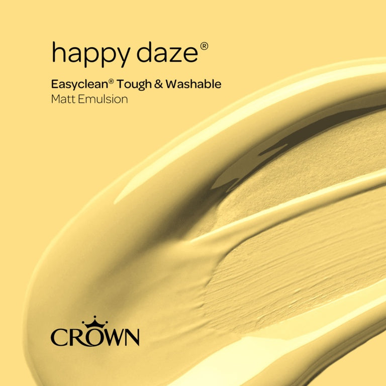 Crown Easyclean Matt Emulsion 2.5L Happy Daze
