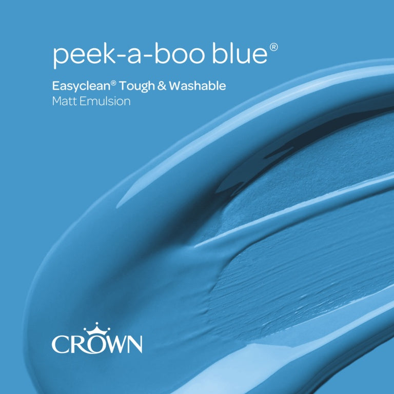 Crown Easyclean Matt Emulsion 2.5L Peekaboo Blue