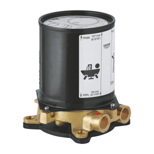 Installation set f. floor mtd bath spout
