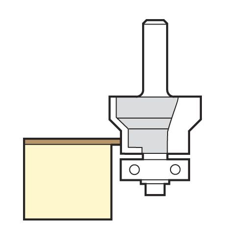 46/06X1/4TC - Combi trimmer 24mm diameter