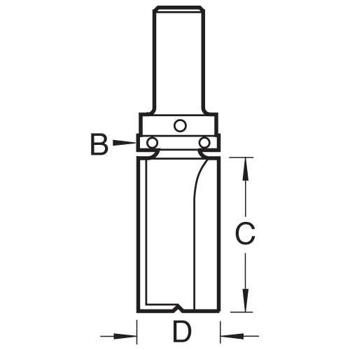 46/10X3/8TC - Profiler cutter