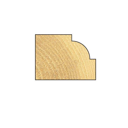 46/125X1/4TC - Bearing guided ovolo cutter 6mm radius