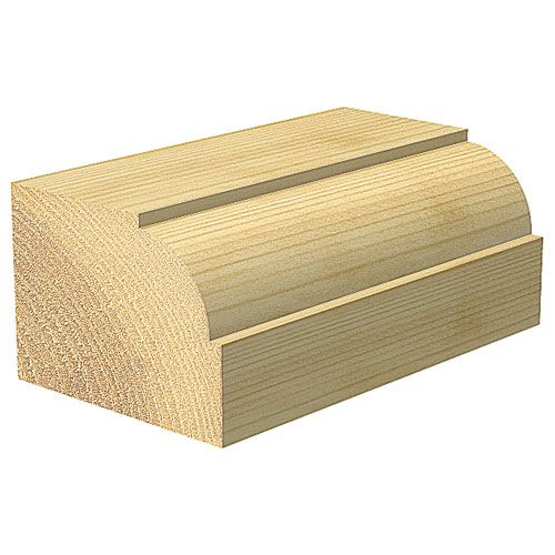 C074AX1/4TC - Rounding over 1.6mm radius x 7.9mm cut
