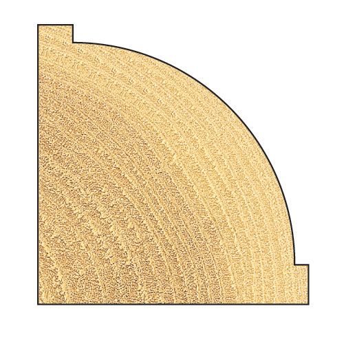 46/18X1/2TC - Bearing guided ovolo cutter 25.4mm radius