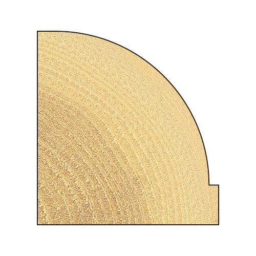 46/18X1/2TC - Bearing guided ovolo cutter 25.4mm radius
