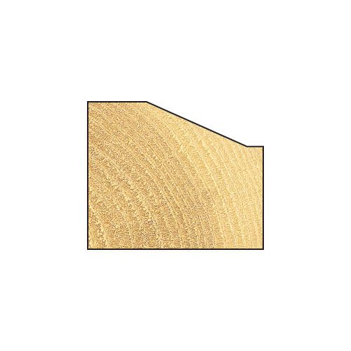 46/34X1/2TC - Bearing guided bevel cutter 25 degrees