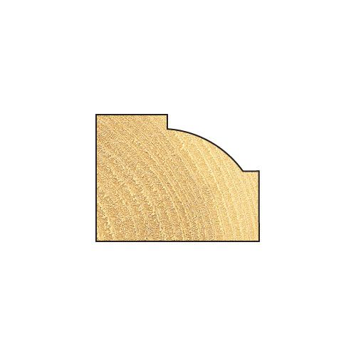 46/41X1/4TC - Guided flat ovolo cutter 12mm radius