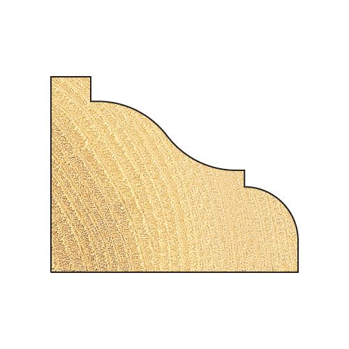 C217X1/2TC - Bearing guided elegant mould 10.5mm radius