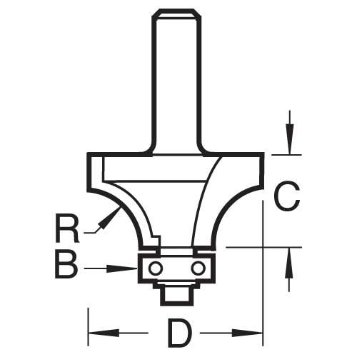 C265X1/4TC - Bearing guided glazing bar cutter