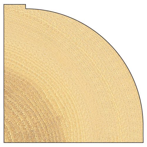 46/99X1/2TC - Bearing guided ovolo cutter 38.1mm radius