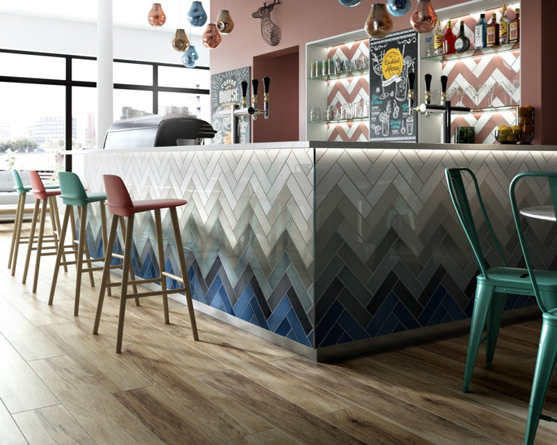 Johnson Tiles South Bank Dove Gloss Field 245 x 75mm 0.99m2