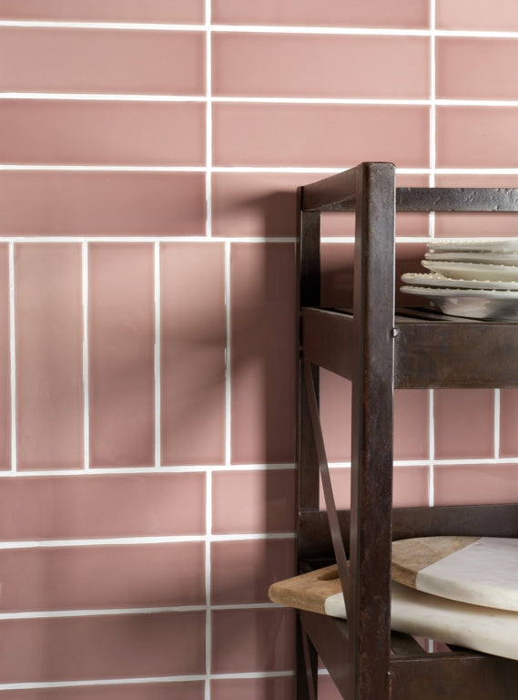 Johnson Tiles South Bank Blossom Gloss Field 245 x 75mm 0.99m2