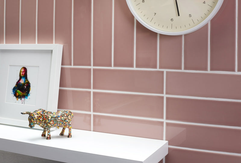 Johnson Tiles South Bank Blossom Gloss Field 245 x 75mm 0.99m2