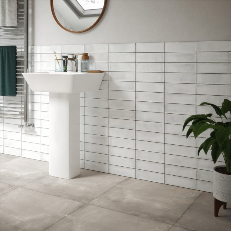 Johnson Tiles Melrose Stone Gloss Wall Tile 245 x 75mm 0.99m2