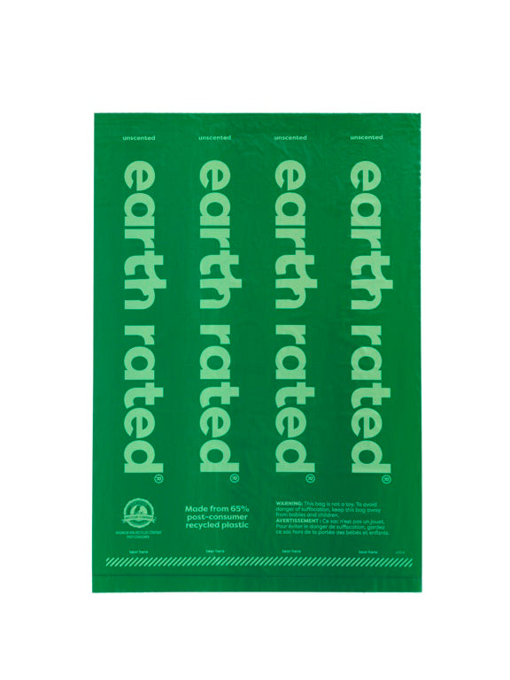 Earth Rated 120 Poop Bags 8 Rolls Unscented