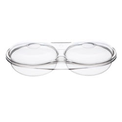 Microwave Essentials 2 Cup Clear Egg Poacher