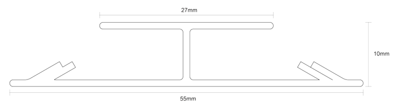 Regency Z Section M130 900mm Brushed Black