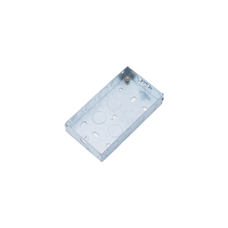Securlec 2 Gang Metal Box 25mm