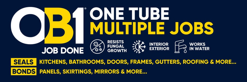 OB1 Multi Surface Sealant & Adhesive 290ml Sandstone