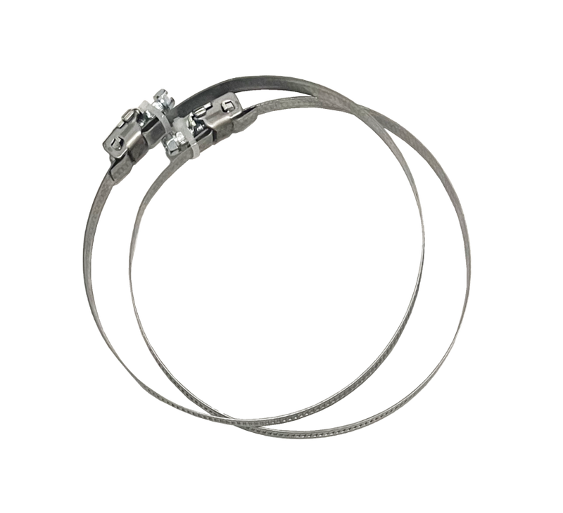 Securlec Metal Worm Drive Clamp 8mm Pack 2