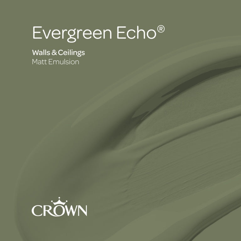 Crown Walls & Ceilings Matt 2.5L Evergreen Echo
